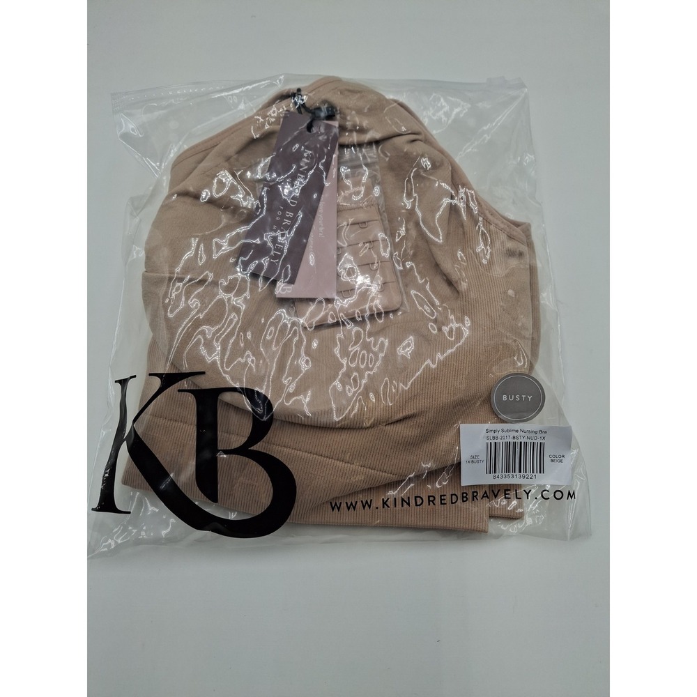Kindred Bravely Simply Sublime Nursing Bra Beige 1X Busty SLBB-2017-BSTY-NUD-1X